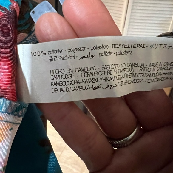 ❤️NWOT- Free People We The Free Londontown Thermal Top Shirt coral Cherry SZ M❤️ - Picture 5 of 12